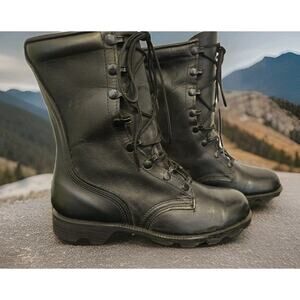 Vintage RO Search Combat Military Boots Black Size 5.5W EUC